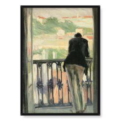 Georges Kars Mężczyzna na balkonie 50×70