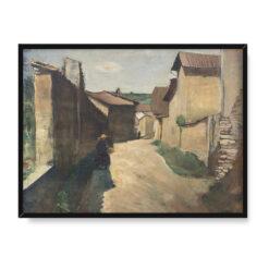 Georges Kars Ruchliwa wiejska ulica 40×30