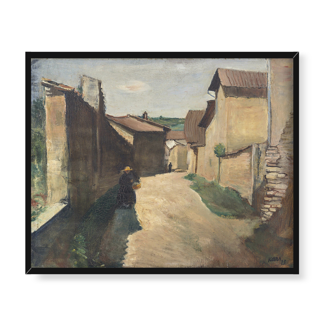 Georges Kars Ruchliwa wiejska ulica 50x40