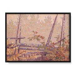 Gustaf Fjaestad Jesienny krajobraz 40×30