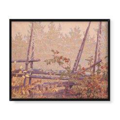 Gustaf Fjaestad Jesienny krajobraz 50×40