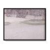 Gustaf Fjaestad Nowo spadły śnieg 40×30