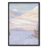 Gustaf Fjaestad Odbicia na zimowym jeziorze 50×70 Gustaf Fjaestad Odbicia na zimowym jeziorze 50×70