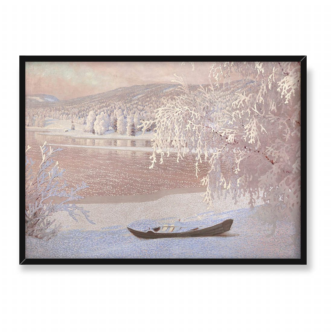 Gustaf Fjaestad Szron w słońcu 70x50