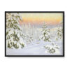 Gustaf Fjaestad Zimowy krajobraz o zmierzchu 40×30 w RAMIE Gustaf Fjaestad Zimowy krajobraz o zmierzchu 40×30 w RAMIE