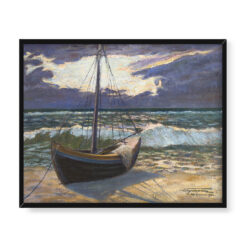 Wilhelm Tyszkowski Łódź rybacka 50×40