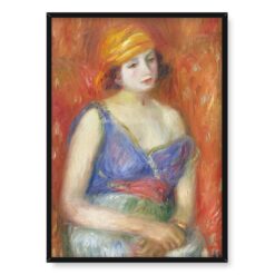 William Glackens Dziewczyna w orientalnej sukni 50×70