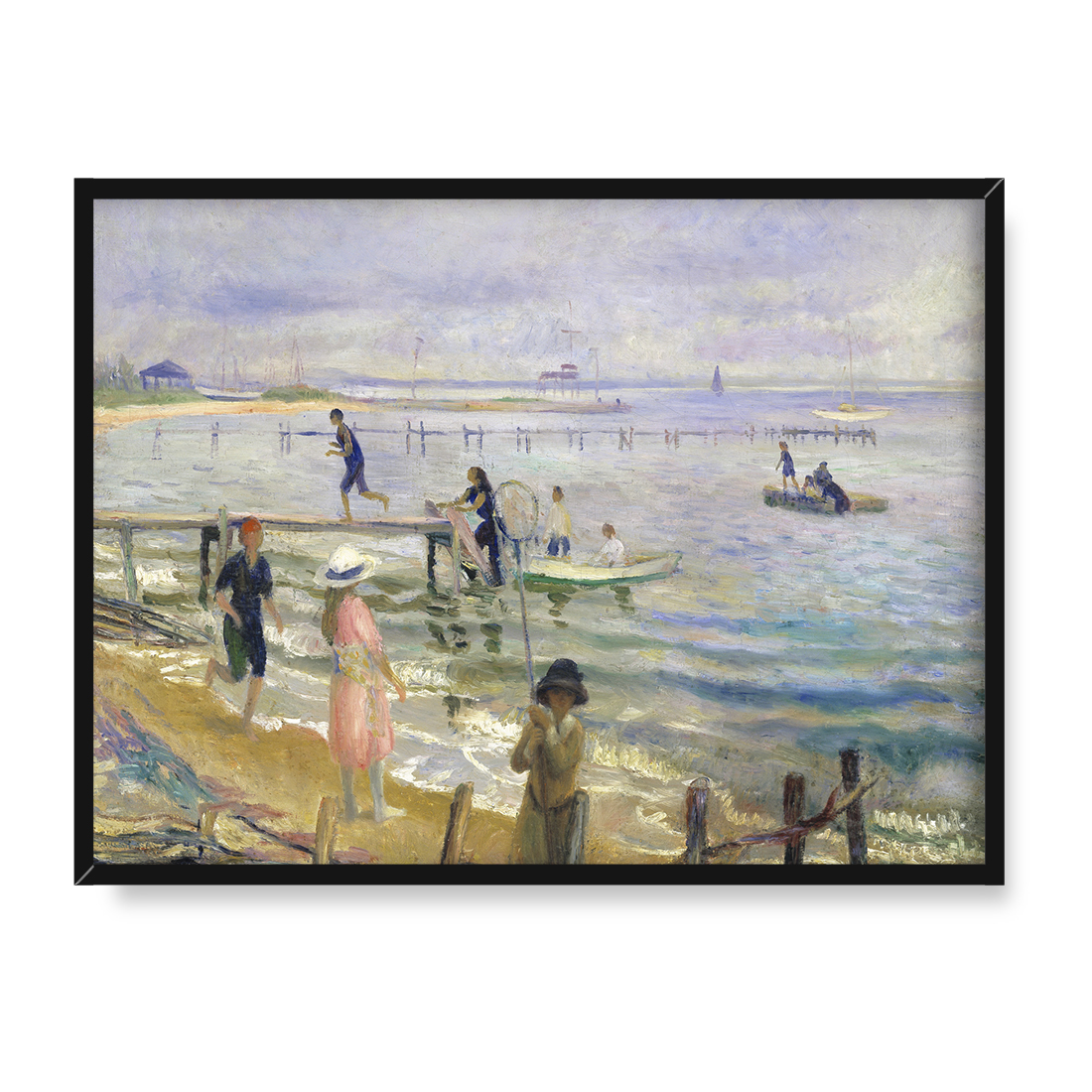 William Glackens Falochrony w Bellport 40x30