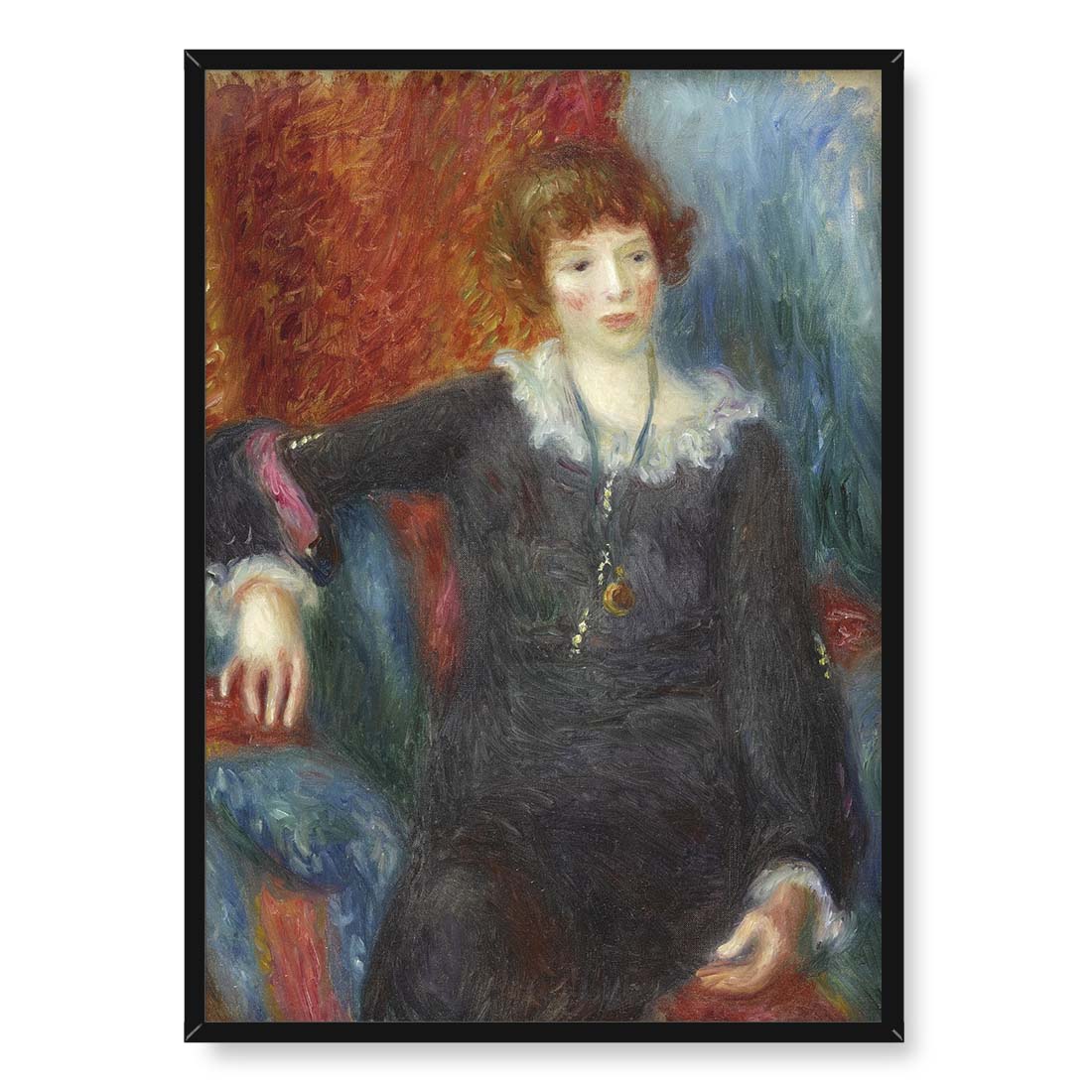 William Glackens Kobieta z zegarkiem 50x70