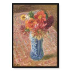 William Glackens Kwiaty na różowym stole 50×70