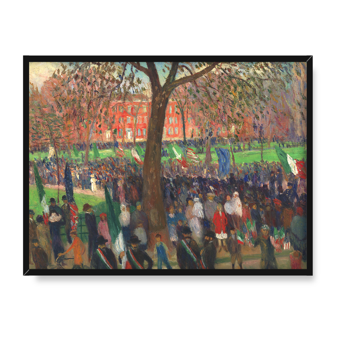 William Glackens Parada na Washington Square 40x30