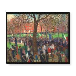 William Glackens Parada na Washington Square 50×40