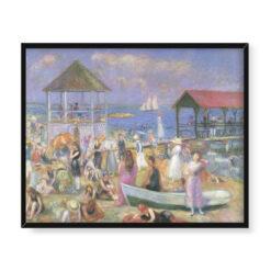 William Glackens Scena na plaży New London 50×40