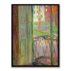 William Glackens Widok parku 30×40