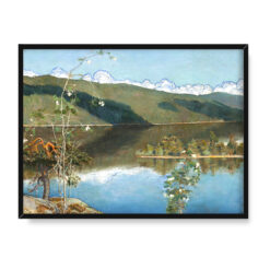 Akseli Gallen-Kallela Burzowe chmury na horyzoncie 40×30