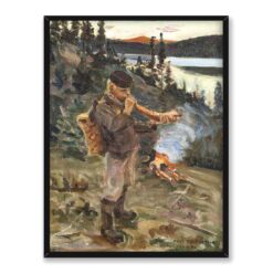 Akseli Gallen Kallela Chłopiec pasterz z Paanajarvi 30×40