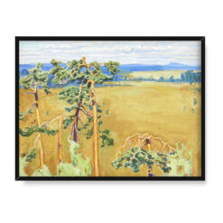 Akseli Gallen Kallela Dzika mokradła poza północnym wiatrem 40×30