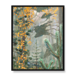 Akseli Gallen Kallela Jesienny las 40×50