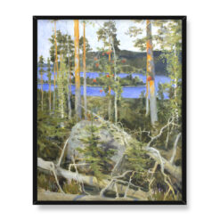 Akseli Gallen-Kallela Jezioro na pustkowiu 40×50