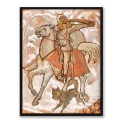 Akseli Gallen Kallela Kalevala Kullervo rusza na wojnę 30×40