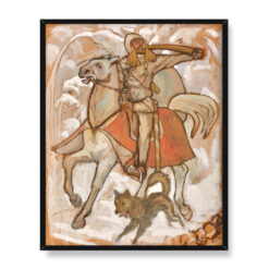 Akseli Gallen Kallela Kalevala Kullervo rusza na wojnę 40×50