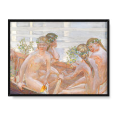 Akseli Gallen Kallela Kalevala Podróż łodzią Vainamoinena 40×30