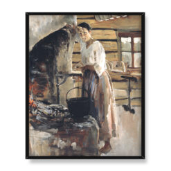 Akseli Gallen-Kallela Kobieta piekąca sieje 40×50