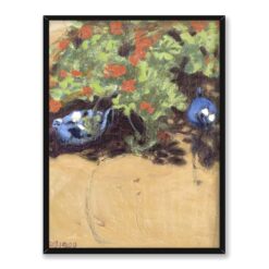 Akseli Gallen Kallela Krajobraz z błękitnymi ptakami 30×40