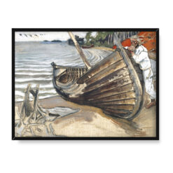 Akseli Gallen-Kallela Łódź przy brzegu 40×30