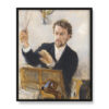 Akseli Gallen Kallela Portret Roberta Kajanusa dyrygującego 40×50 w RAMIE