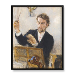 Akseli Gallen Kallela Portret Roberta Kajanusa dyrygującego 40×50