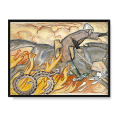 Akseli Gallen-Kallela Rycerz i Król Węża 40×30