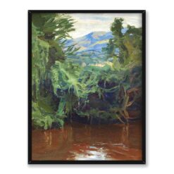 Akseli Gallen Kallela Rzeka Tana 30×40