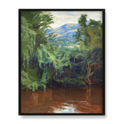 Akseli Gallen Kallela Rzeka Tana 40×50