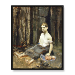 Akseli Gallen Kallela Tajne narodziny 40×50