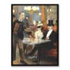 Akseli Gallen Kallela W kawiarni w Paryżu 30×40