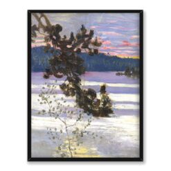 Akseli Gallen Kallela Widok na jezioro 30×40