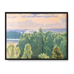 Akseli Gallen Kallela Widok z wieży Tarvaspaa 40×30