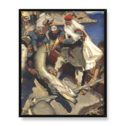 Akseli Gallen Kallela Wielki szczupak 40×50