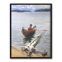 Akseli Gallen Kallela Wiosłowanie do brzegu 30×40