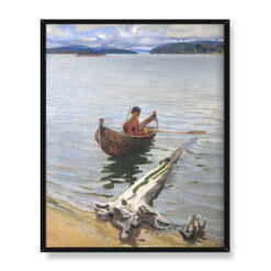 Akseli Gallen Kallela Wiosłowanie do brzegu 40×50