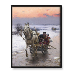 Alfred Wierusz Kowalski Zaloty 40×50