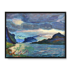 Axel Sjoberg Lapoński krajobraz 40×30