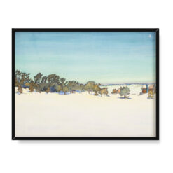 Axel Sjoberg Śnieg 40×30