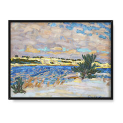 Axel Sjoberg Studium zimowe 7 40×30