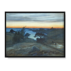 Axel Sjoberg Świt w archipelagu 40×30