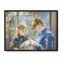Berthe Morisot Córka artystki Julie z nianią 40×30