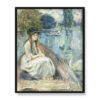 Berthe Morisot Jeanne Fourmanoir nad jeziorem 40×50