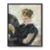 Berthe Morisot Kobieta z wachlarzem 40×50