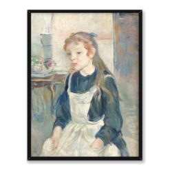 Berthe Morisot Młoda dziewczyna w fartuszku 30×40
